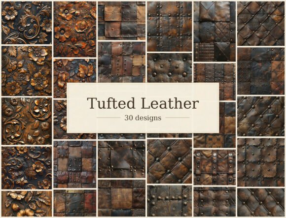 Vintage Leather Digital Paper Afbeelding Texturen Door Attractions Artist