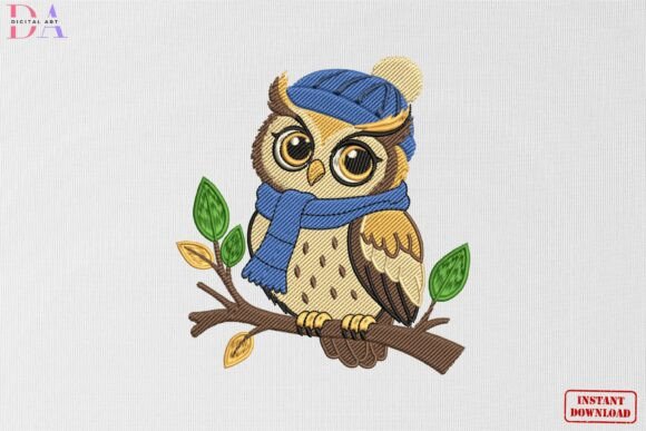 Winter Owl Cozy Charm