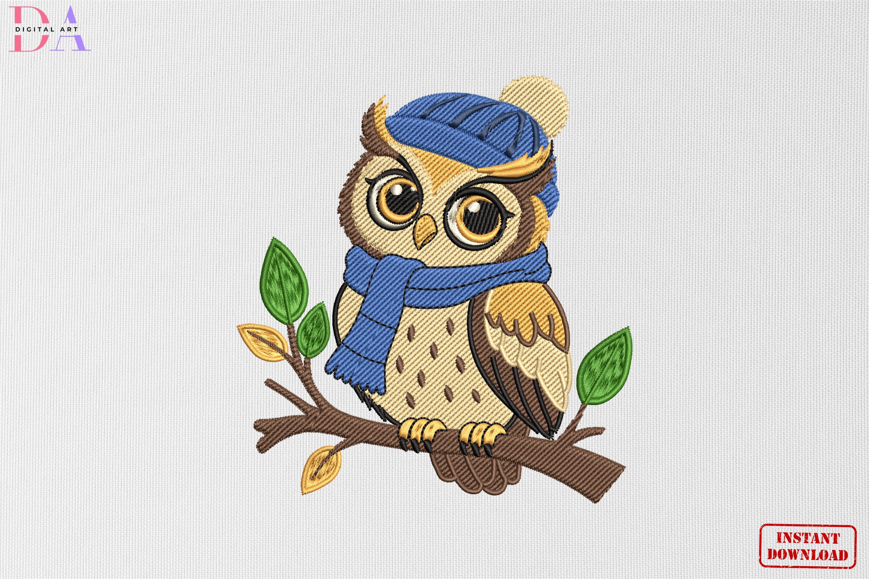 Winter Owl Cozy Charm