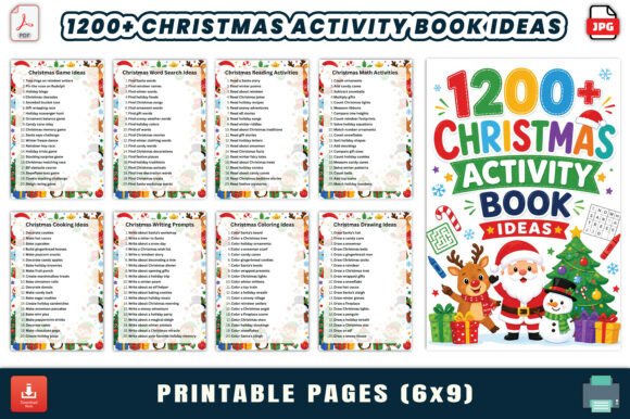 1200+ Christmas Activity Book Ideas