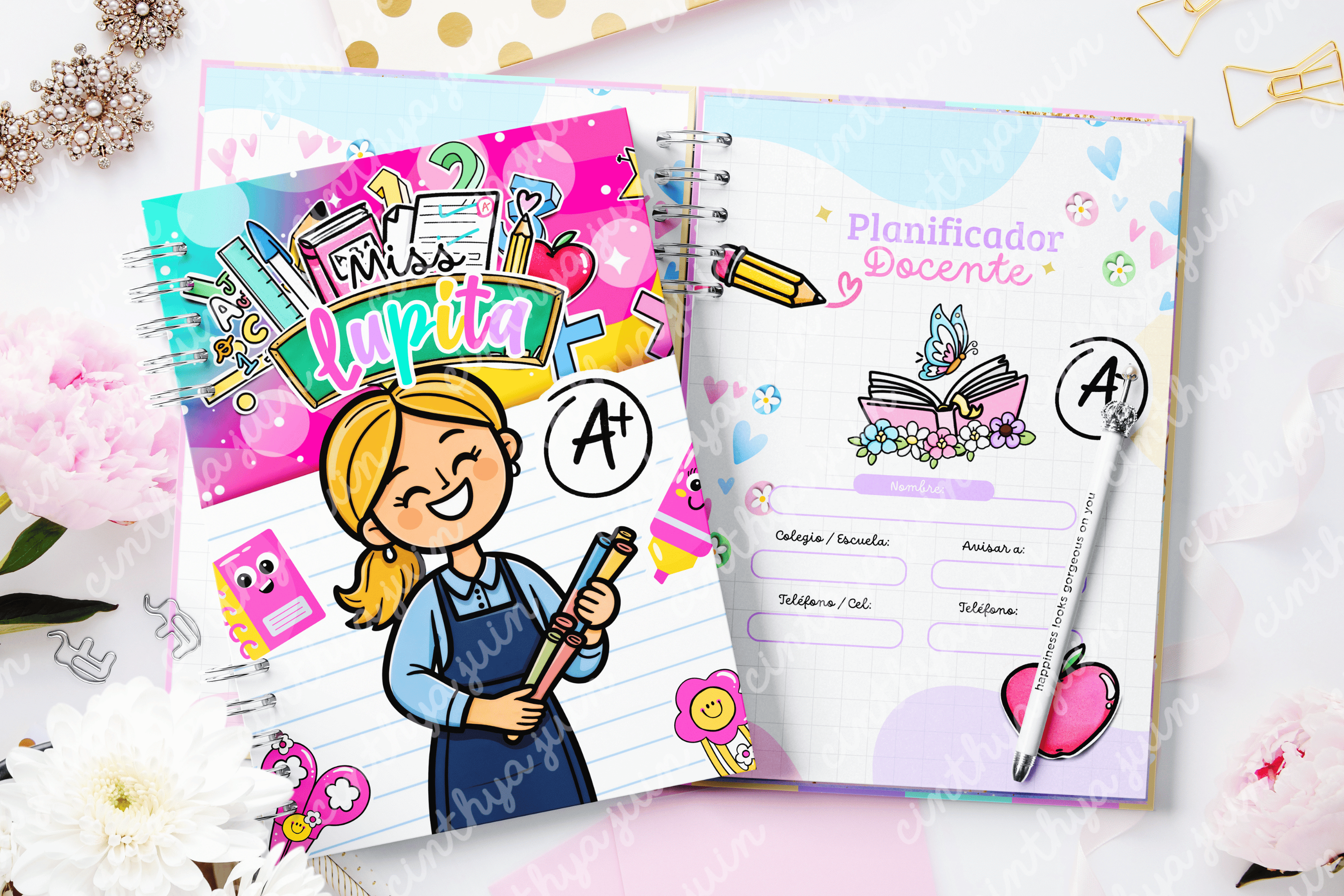 2026 Teacher Planner A5, Agenda Docente Graphic by cinthyajuin ...