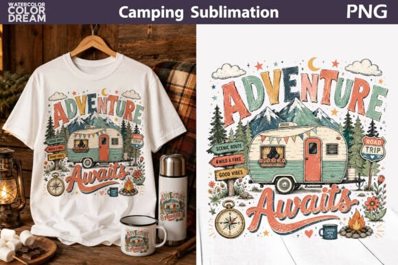 Adventure Camper T Shirt
