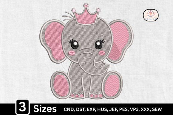 Baby Animal Princess Elephant