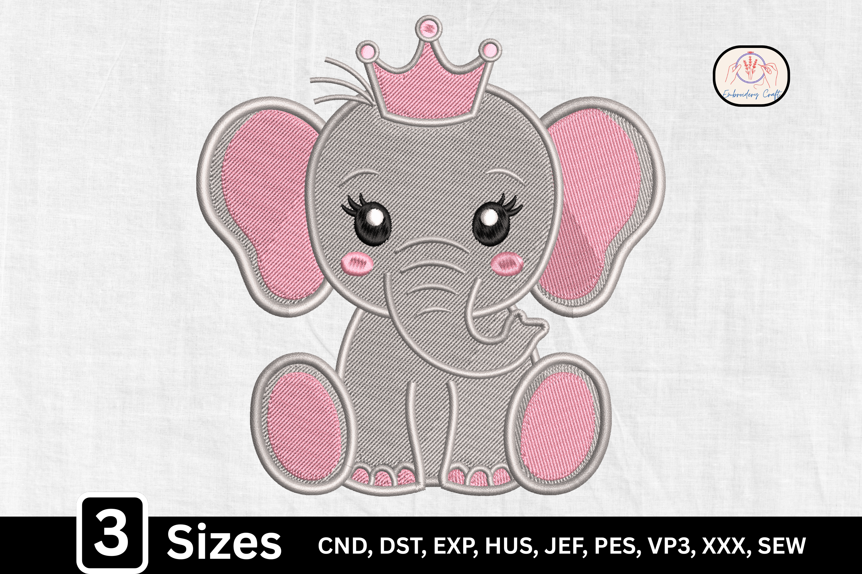 Baby Animal Princess Elephant