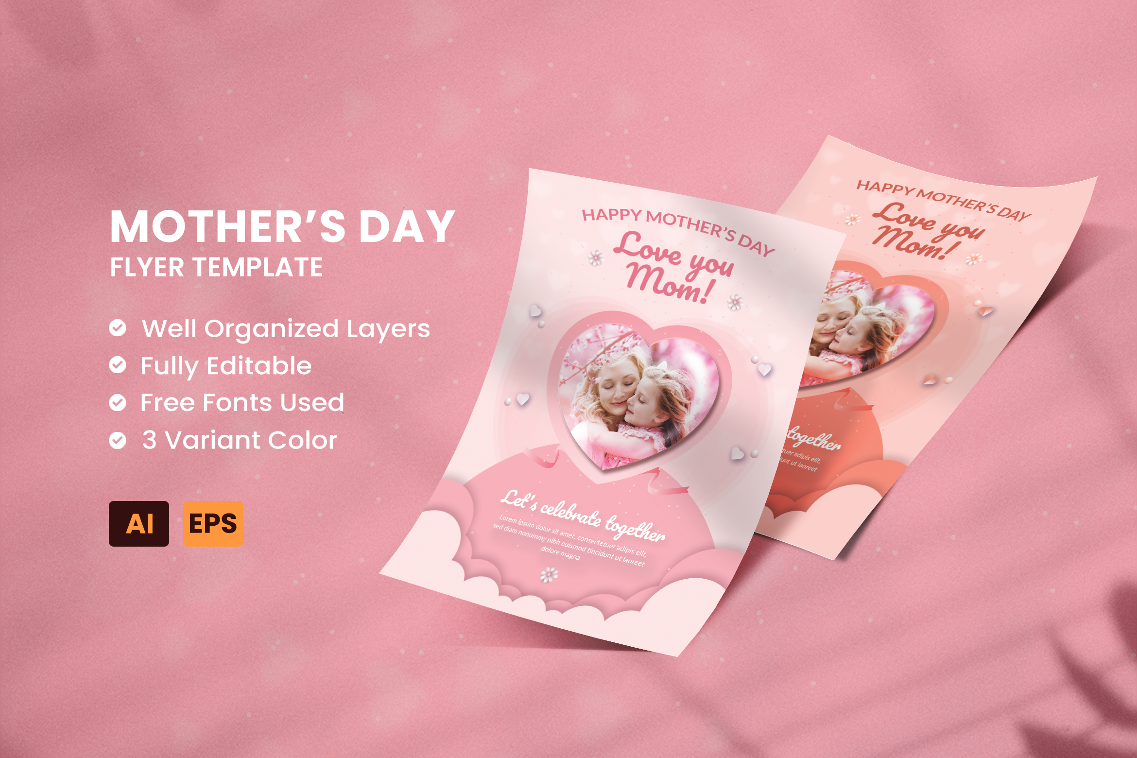 Babyblue Easter Flyer Template