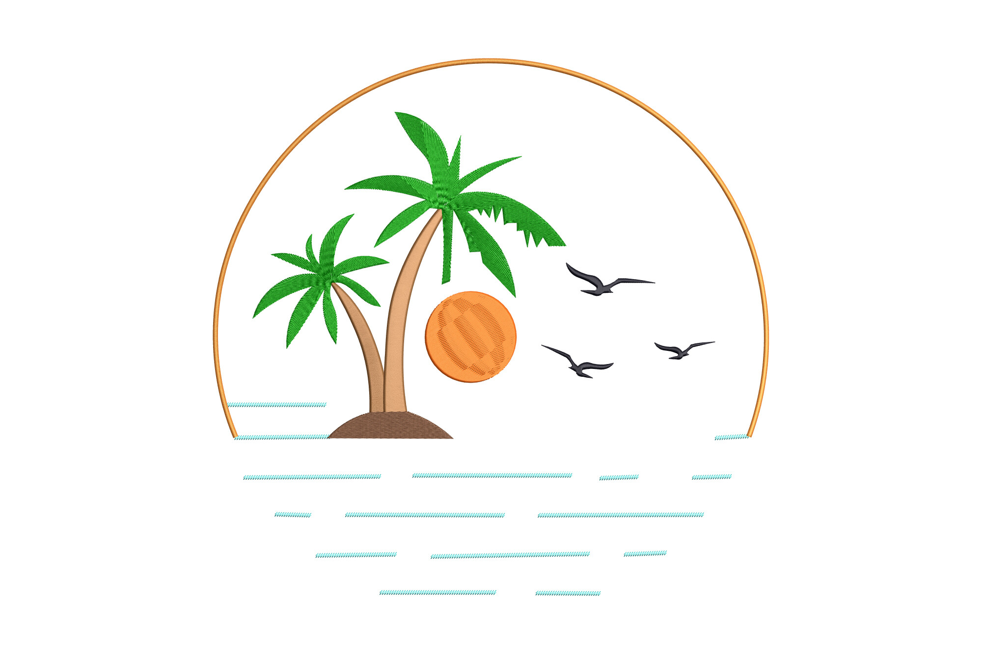 Beach Palm Tree