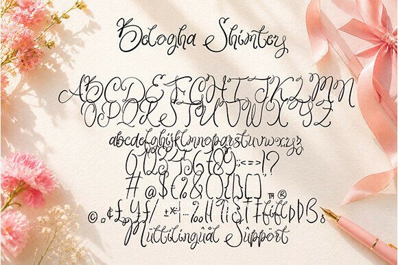 Beluga Shimtey Font - Preview 1