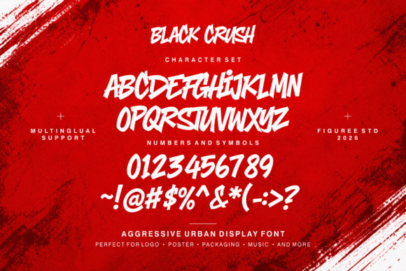 Black Crush Font - Preview 4