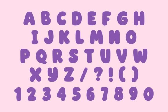 Bubble Lucky Font - Preview 2