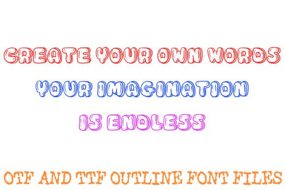 Bubble Water Font - Preview 2