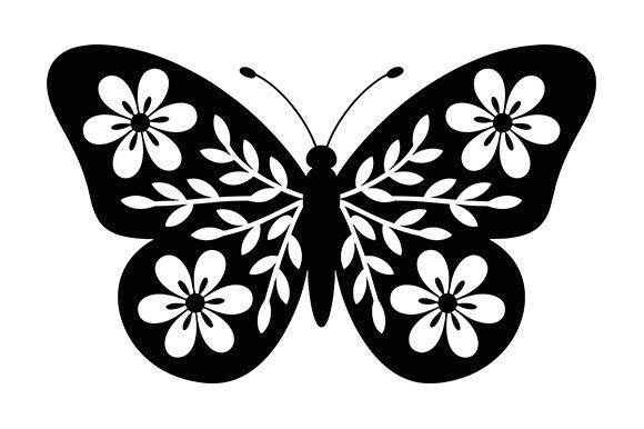 Butterfly Svg,Butterfly Silhouette SVG