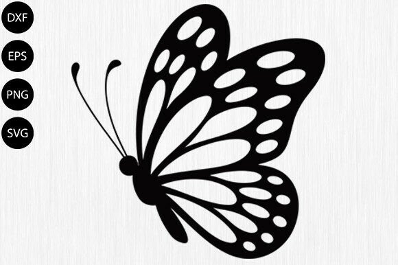 Butterfly Svg,Butterfly Silhouette SVG