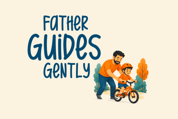 Caring Father Font - Preview 1