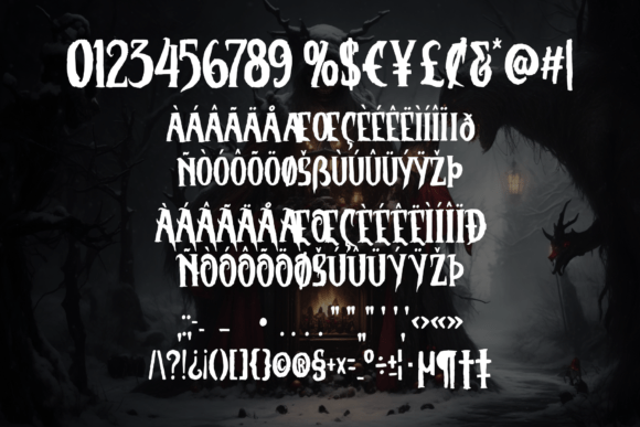 Christmare Font - Preview 2
