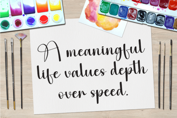 Chunky Calligraphy Font - Preview 2