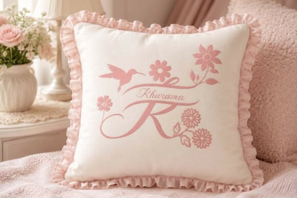 Damira Flower Monogram Font - Preview 2
