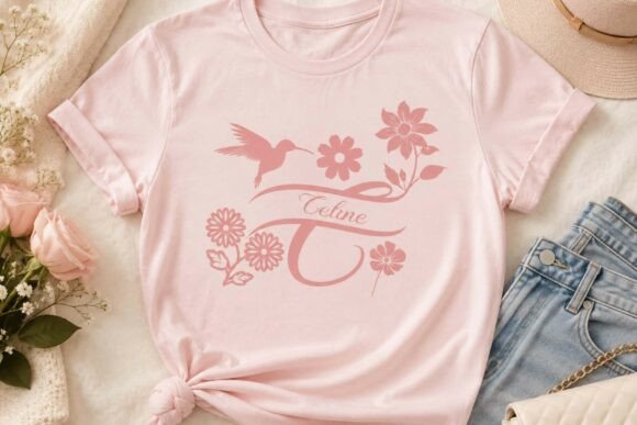 Damira Flower Monogram Font - Preview 5