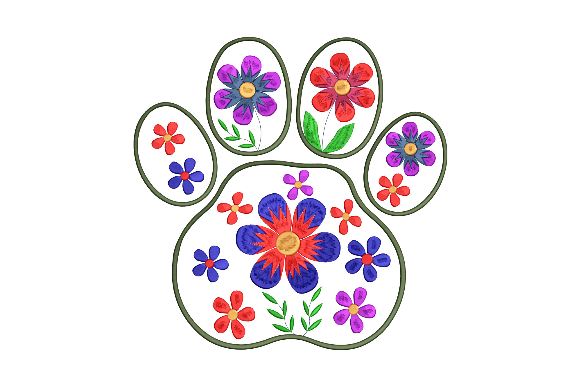 Floral Paw