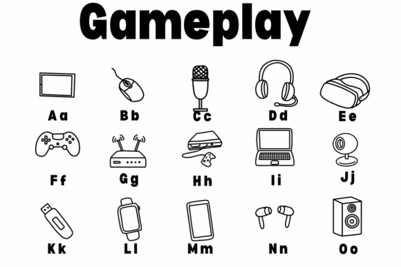 Gameplay Font - Preview 1