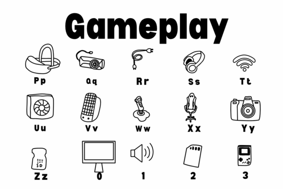 Gameplay Font - Preview 2