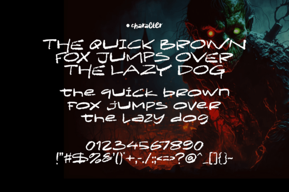 Goblin Zombies Font - Preview 1