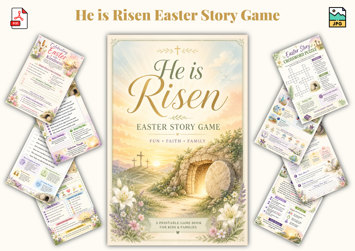 He is Risen Easter Story Game