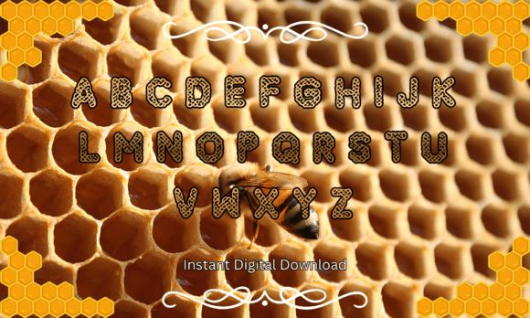 Honeycomb Font - Preview 1