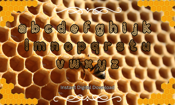 Honeycomb Font - Preview 2