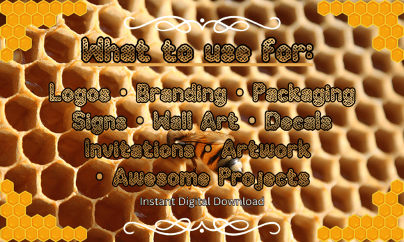 Honeycomb Font - Preview 4