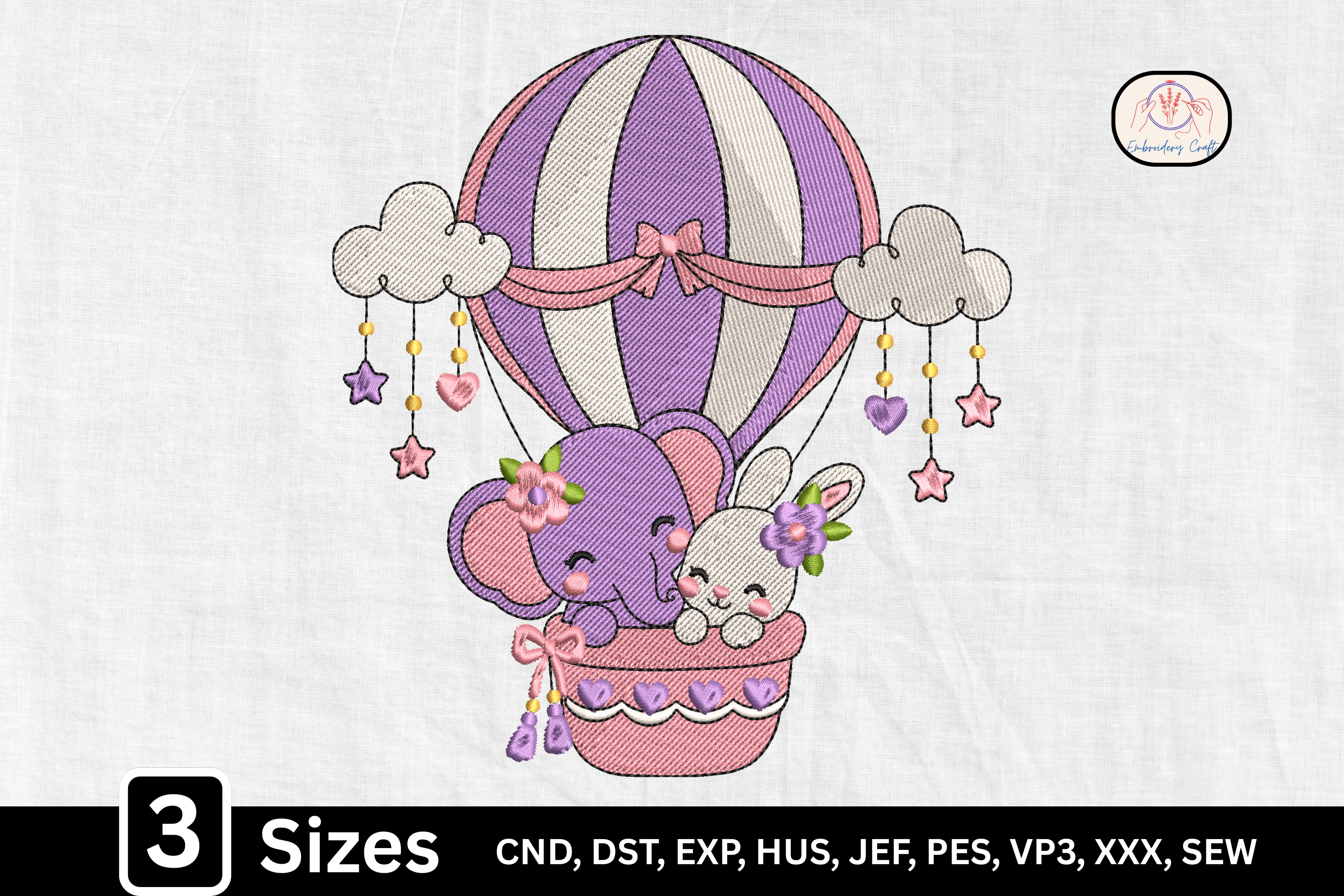 Hot Air Balloon Baby Animal