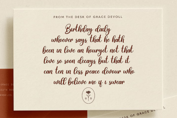 Huglilys Font - Preview 4