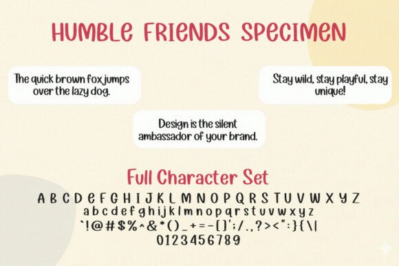 Humble Friends Font - Preview 5