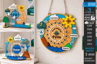 Hydrological Cycle Boards Laser Cut Set