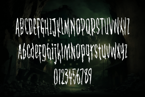Konflic Font PNG with transparent background - Preview 1