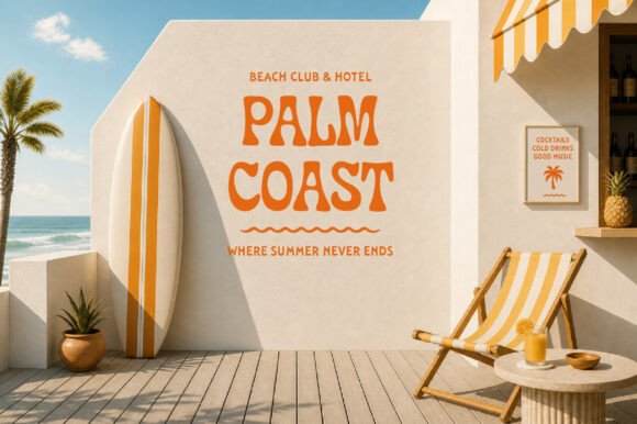 Laguna Tropic Font PNG with transparent background - Preview 2