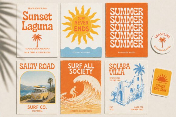 Laguna Tropic Font PNG with transparent background - Preview 6