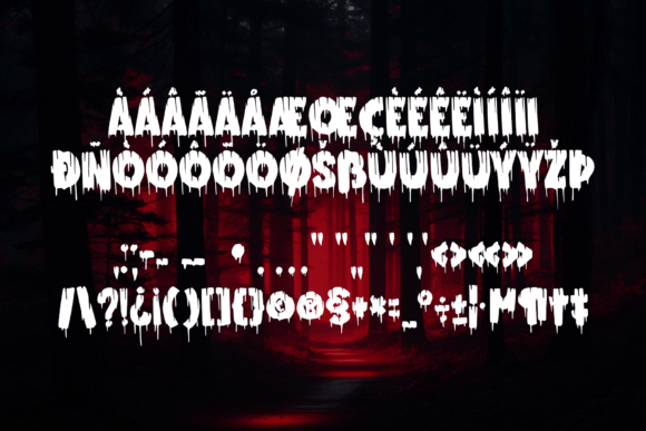 Majestic Hemotype Font PNG with transparent background - Preview 2