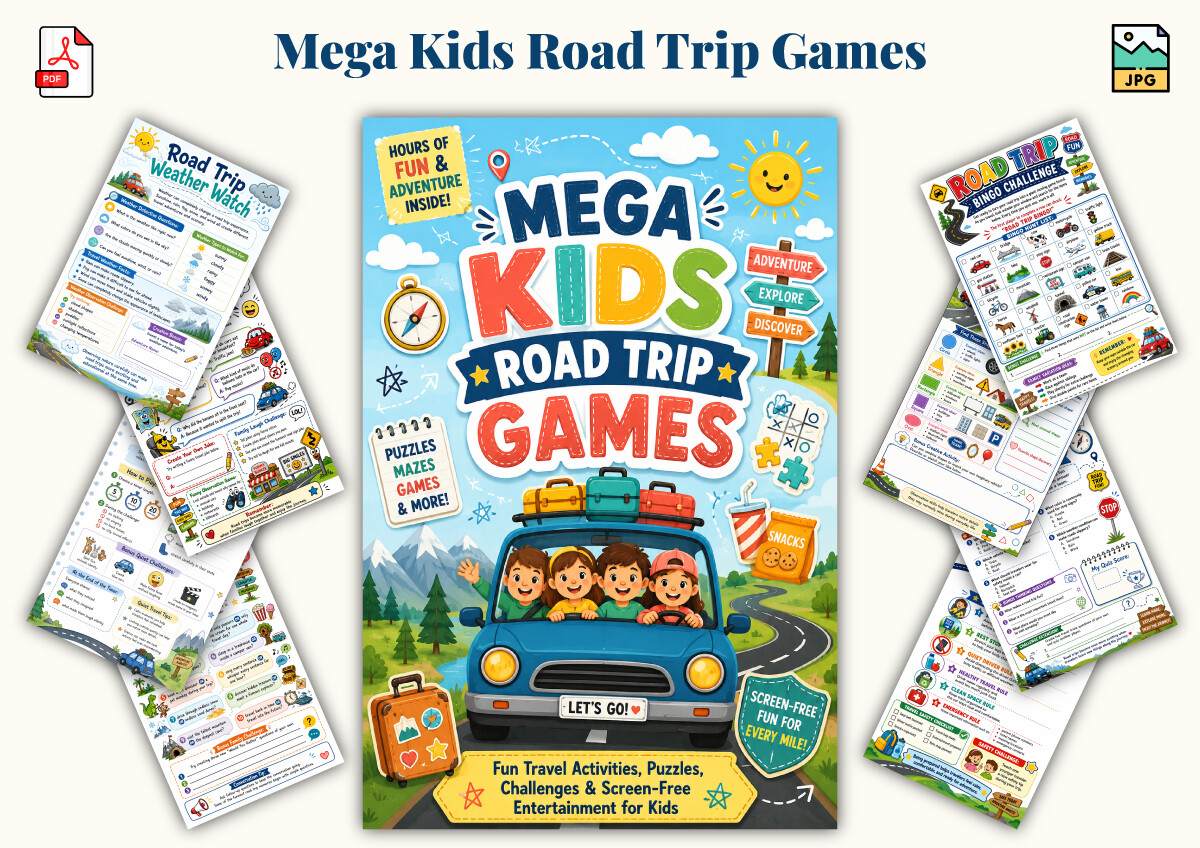 Mega Kids Road Trip Games