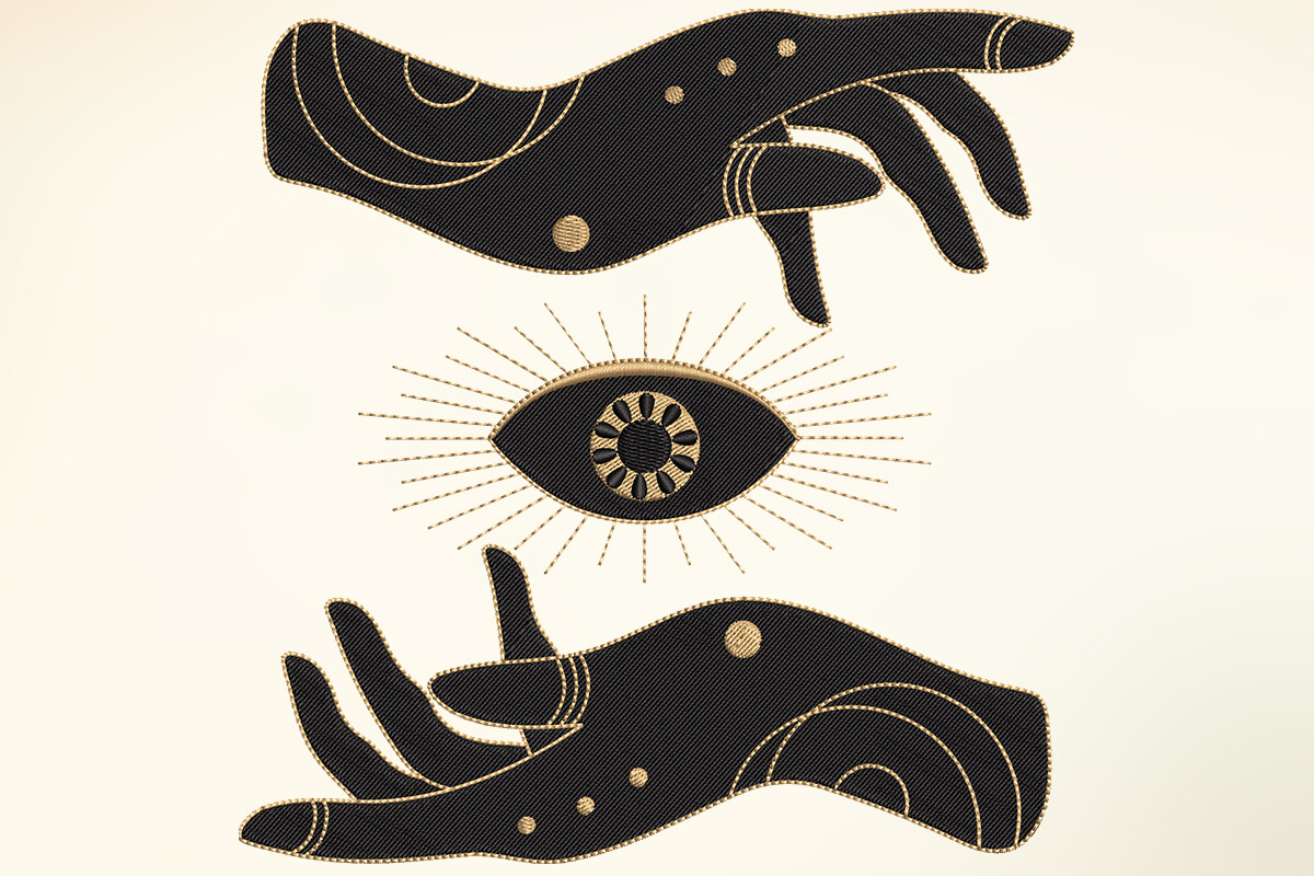 Mystical Eye and Guiding Hands