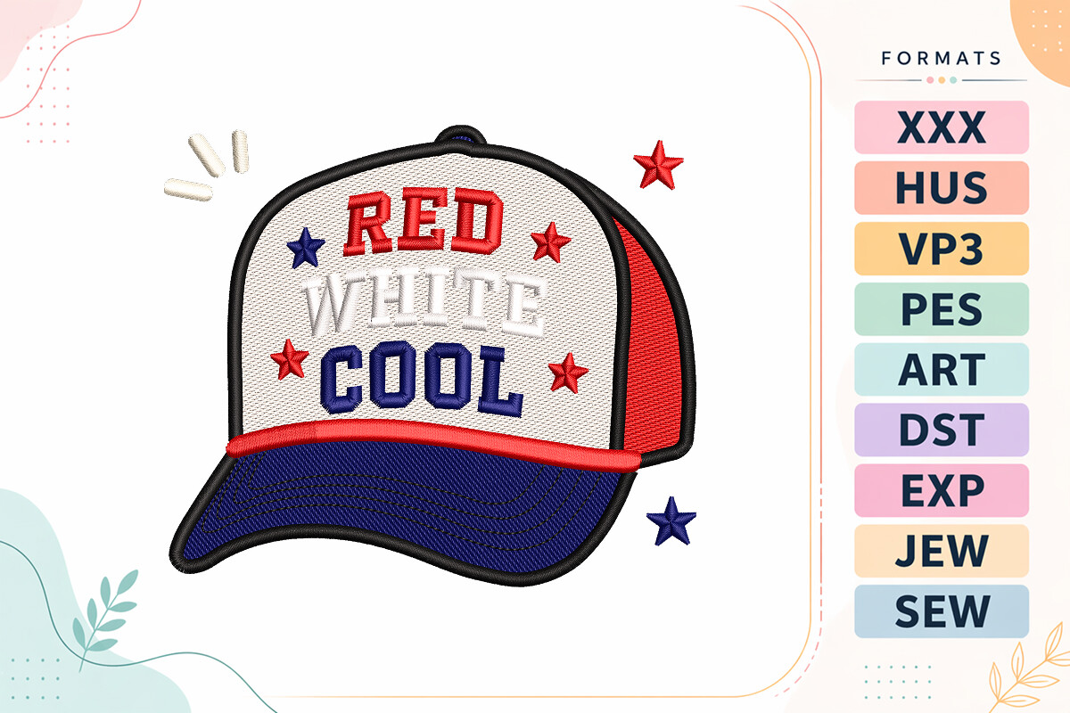 Patriotic Cap 4th of July