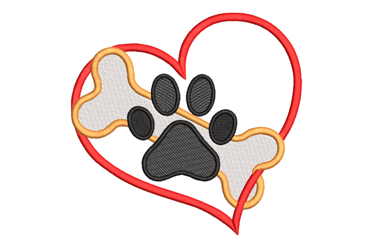 Paw & Bone Heart
