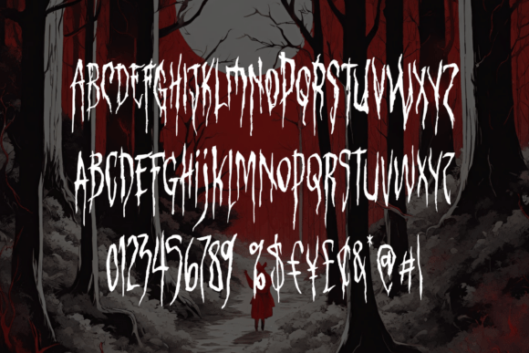 Phantom Phrases Font PNG with transparent background - Preview 1