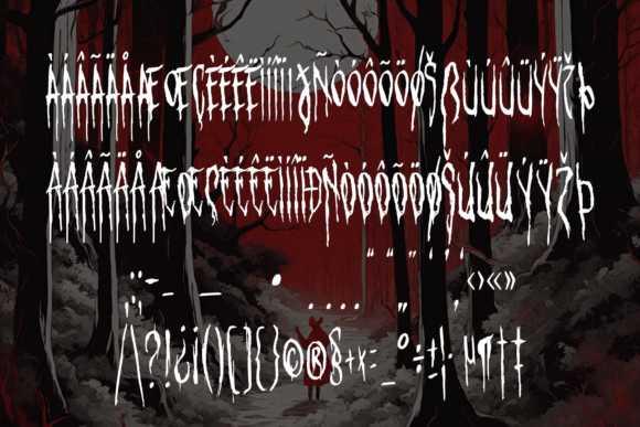 Phantom Phrases Font PNG with transparent background - Preview 2