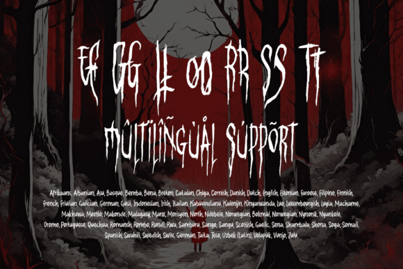 Phantom Phrases Font PNG with transparent background - Preview 3