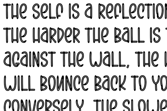 Reading Writing Font PNG with transparent background - Preview 2