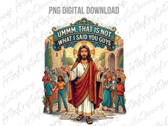 Religious Jesus Not What I Said PNG