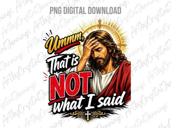 Religious Jesus Not What I Said PNG