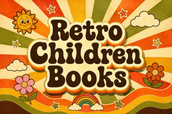 Retro Children Books Font PNG with transparent background - Preview 3
