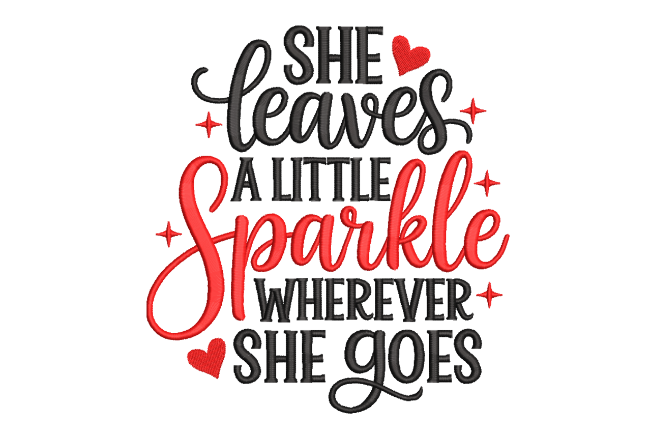 She Leaves Sparkle Wherever She Goes