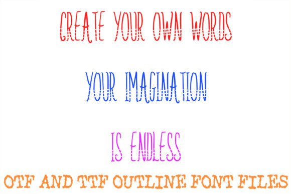 Skinny Horizon Font PNG with transparent background - Preview 2